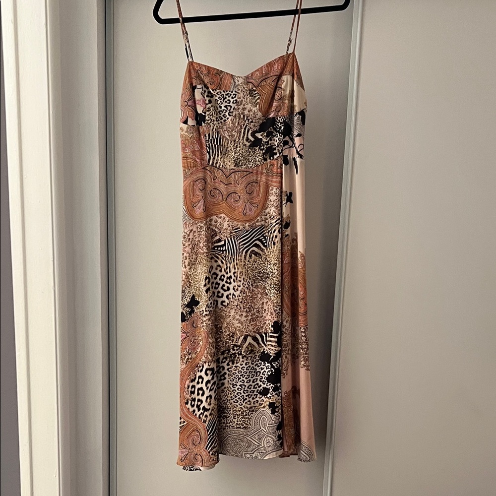 Marciano Strapless Multicolor Dress